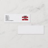 Ich bin ein Dirt-Biker - Visitenkarte (Vorne/Hinten)