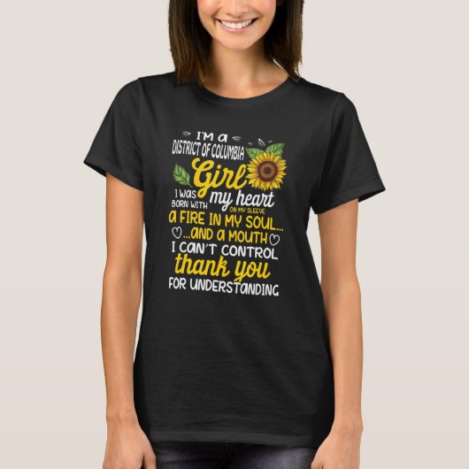 Ich bin ein District of Columbia Girl, ich war mit T-Shirt (Vorderseite)