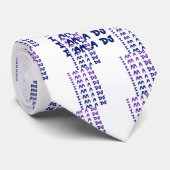 Ich bin ein DJ - Disc-Jockey DJing Musik-Melodien Krawatte (Gerollt)