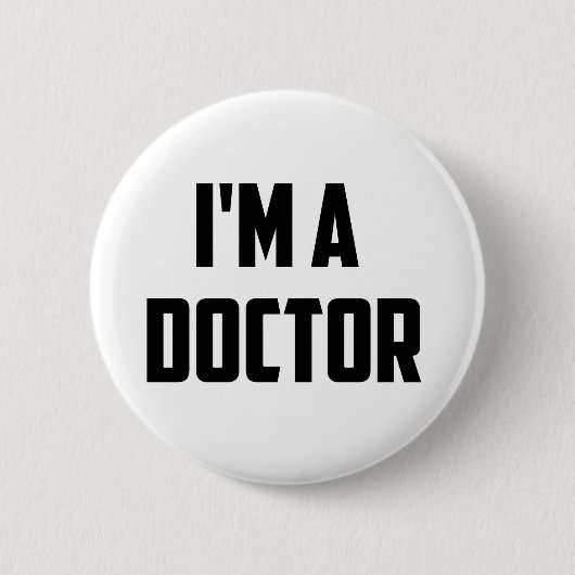Ich bin ein Doktor Button (Vorderseite)