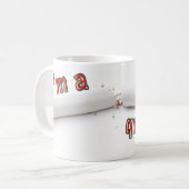 Ich bin ein Drückeberger! Kaffeetasse (Vorderseite Links)