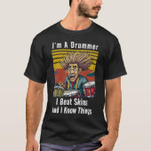 Ich bin ein Drummer-T - Shirt (Vorderseite)