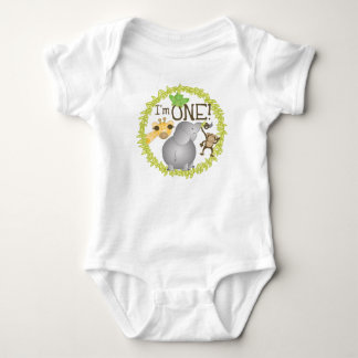Ich bin EIN Dschungel-Baby-T-Shirt Baby Strampler