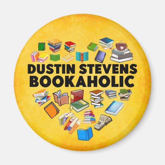 Ich bin ein Dustin Stevens Bookaholic Magnet (Vorne)