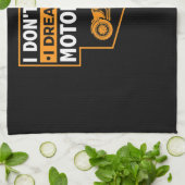 Ich bin ein echtes Motorrad-Geschenk für Motorradl Geschirrtuch (Gefaltet)