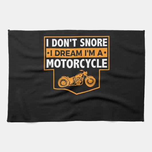 Ich bin ein echtes Motorrad-Geschenk für Motorradl Geschirrtuch (Horizontal)