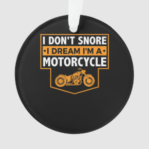 Ich bin ein echtes Motorrad-Geschenk für Motorradl Ornament