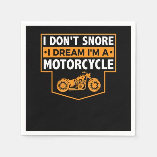 Ich bin ein echtes Motorrad-Geschenk für Motorradl Serviette (Vorderseite)