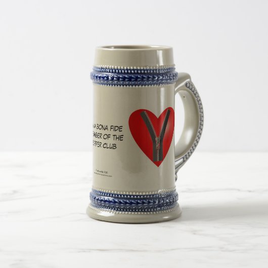 Ich bin ein ehrliches Mitglied des Bierglas (VorderseiteRechts)