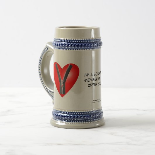 Ich bin ein ehrliches Mitglied des Bierglas (Vorderseite Links)