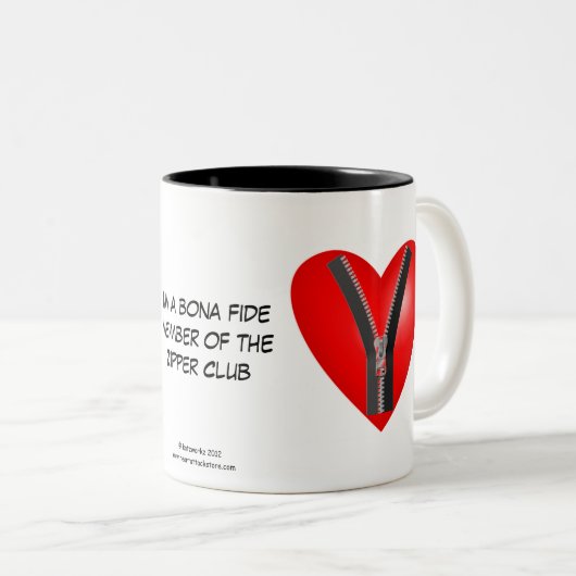 Ich bin ein ehrliches Mitglied des Zweifarbige Tasse (VorderseiteRechts)