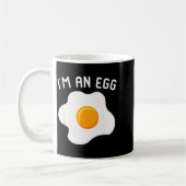 Ich bin ein Ei-Kostüm Lustiges Halloween-Geschenk Kaffeetasse (Links)