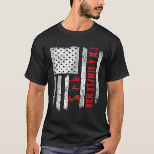 Ich bin ein einfacher Mann trinken Klaviertee T-Shirt