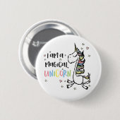 Ich bin ein Einhorn Button (Vorne & Hinten)