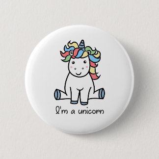 Ich bin ein Einhorn! Button