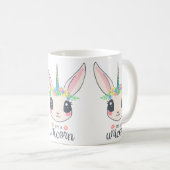 Ich bin ein Einhorn Kaffeetasse (VorderseiteRechts)