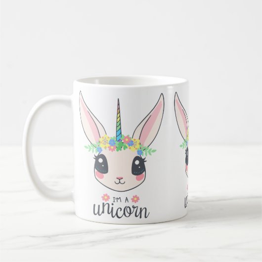 Ich bin ein Einhorn Kaffeetasse (Links)