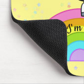 Ich bin ein Einhorn - Mousepad (Ecke)