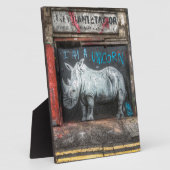 Ich bin ein Einhorn, Shoreditch Graffiti (London) Fotoplatte (Seite)
