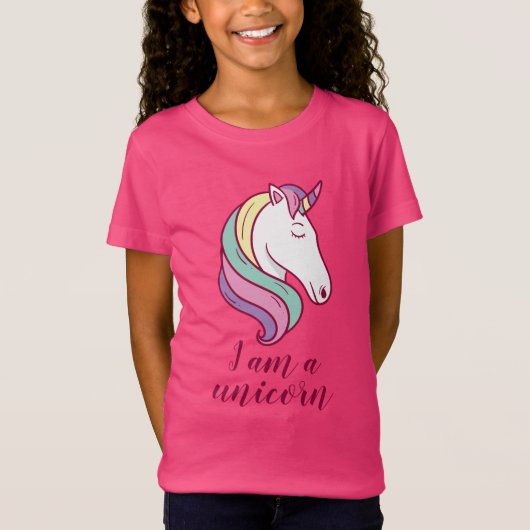 Ich bin ein Einhorn T-Shirt (Vorderseite)