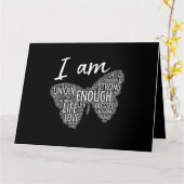 Ich bin ein einzigartiges und starkes Gesetz der A Karte (Gelbe Blume)