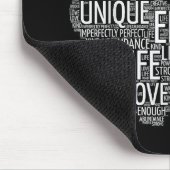 Ich bin ein einzigartiges und starkes Gesetz der A Mousepad (Ecke)