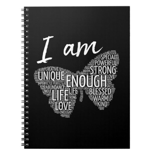 Ich bin ein einzigartiges und starkes Gesetz der A Notizblock (Vorderseite)