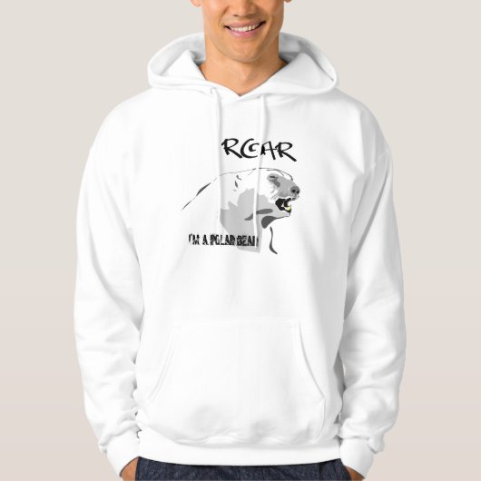 Ich bin ein Eisbär Hoodie (Vorderseite)