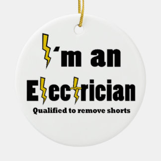 Ich bin ein Electritian, das zur Keramikornament