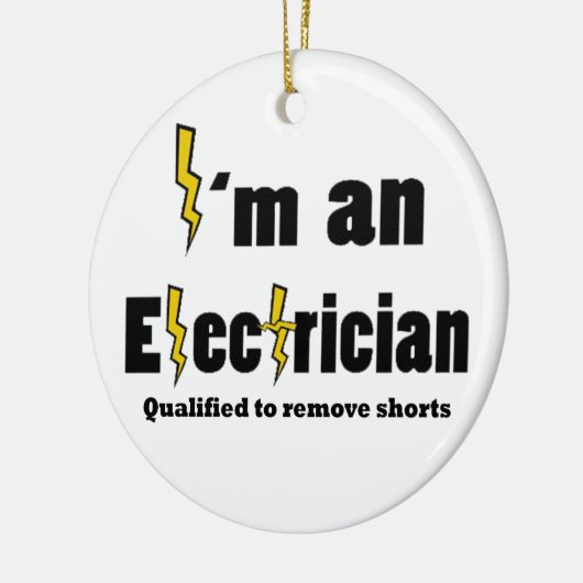 Ich bin ein Electritian, das zur Keramikornament (Links)
