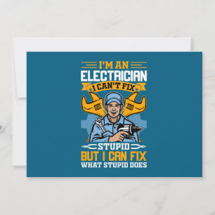 Ich bin ein Elektriker Einladung