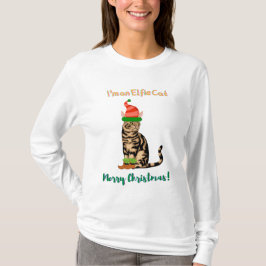 Ich bin ein Elfie Cat T - Shirt