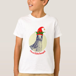 Ich bin ein Elfie Seagull Weihnachtskids T-Shirt