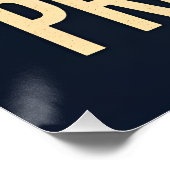 Ich bin ein Empowerment-Zitat in Arbeit Poster (Ecke)