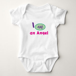 Ich bin ein Engel Baby Strampler
