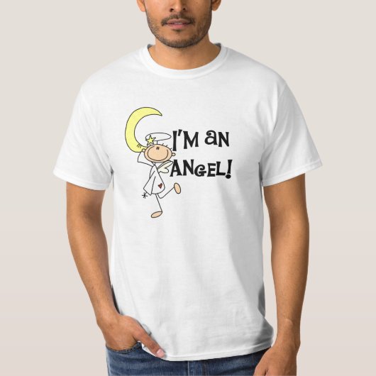 Ich bin ein Engels-T - Shirts und Geschenke (Vorderseite)