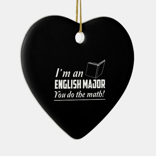 Ich bin ein englischer Major Keramikornament (Rechts)