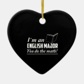 Ich bin ein englischer Major Keramikornament (Vorne)