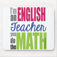 Ich bin ein Englischlehrer… Mousepad