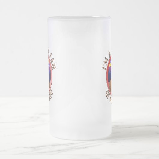 Ich bin ein enormer Fan des Mattglas Bierglas (Mittel)