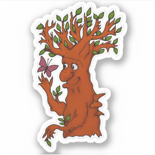 Ich bin ein Ent! Aufkleber (Vorderseite)