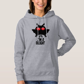 Ich bin ein entzückender Mothman Gruselig Süßer Kr Hoodie