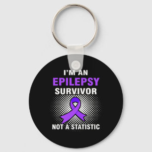 Ich bin ein EPILEPSY Survivor Epilepsie Cancer Awa Schlüsselanhänger