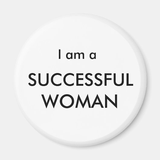 Ich bin ein erFOLGREICHER Kühlschrank-Magnet Magnet (Vorne)