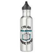 Ich bin ein Erica Stevens Book Nerd Edelstahlflasche (Rechts)