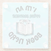 Ich bin ein Erica Stevens Book Nerd Glasuntersetzer (Rückseite)
