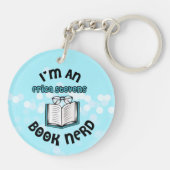 Ich bin ein Erica Stevens Book Nerd Schlüsselanhänger (Rückseite)