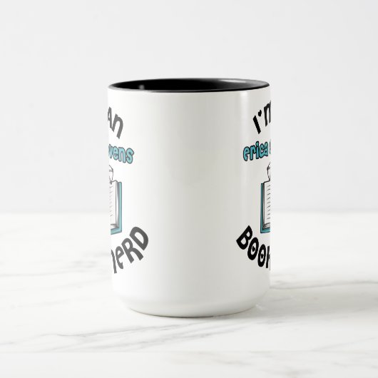 Ich bin ein Erica Stevens Book Nerd Tasse (Zentrum)
