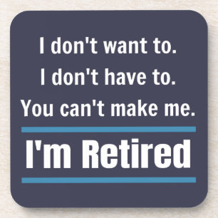 Ich bin ein ermüdeter, lustiger Spaß Getränkeuntersetzer