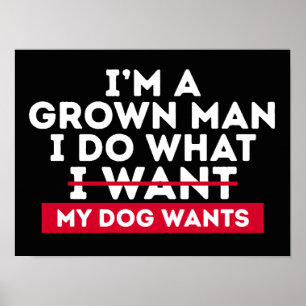 Ich bin ein erwachsener Mann, ich mache, was mein Poster